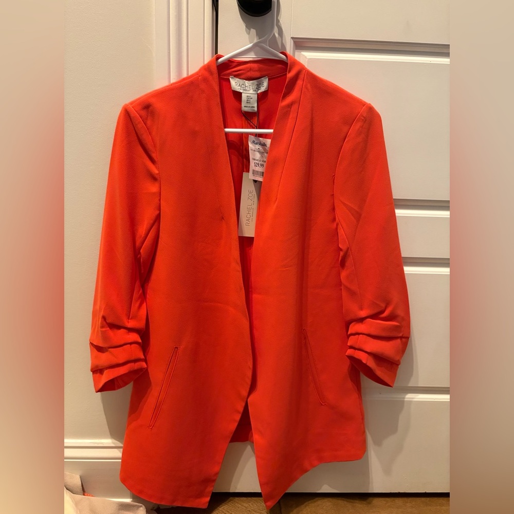 Orange blazer